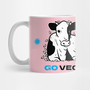 Go Vegan vegetarian plant based Mug